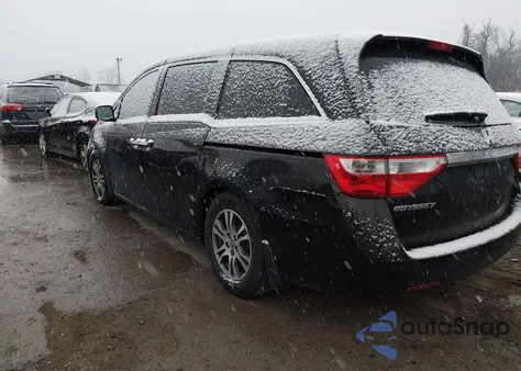 2012 Honda Odyssey Ex-L z USA, uszkodzony, nr VIN 5FNRL5H65CB074850